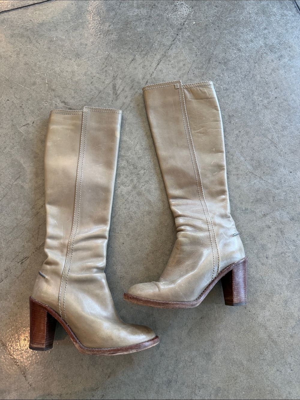 veronique branquinho leather boots
